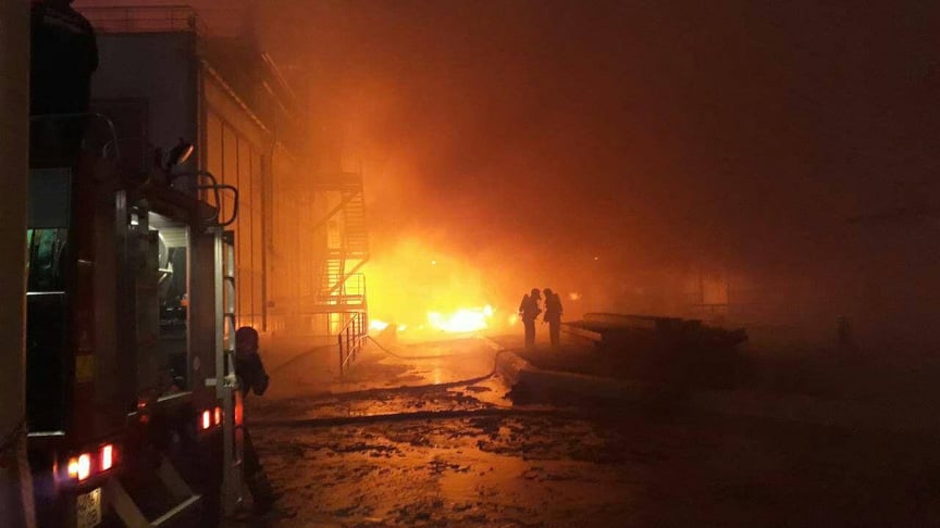 До гасіння залучено 22 одиниці техніки та 75 рятувальників