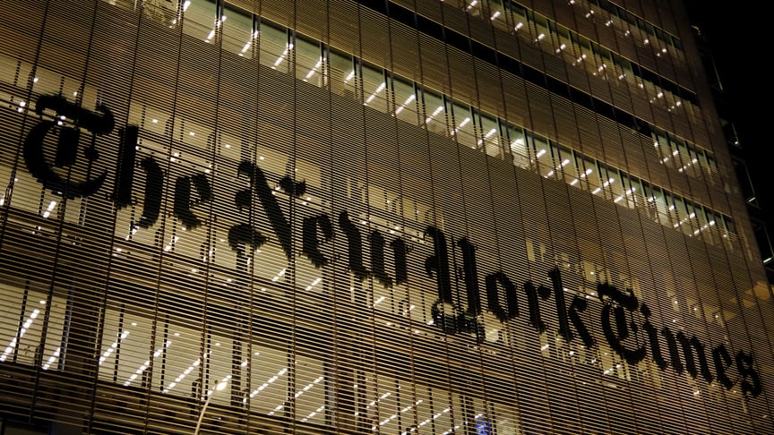 Штаб-квартира New York Times у Нью-Йорку Штаб-квартира New York Times у Нью-Йорку