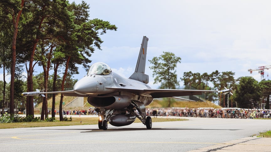 Бельгійський військовий літак на авіабазі Кляйне-Брогель Ілюстративне фото. Бельгійський військовий літак на авіабазі Кляйне-Брогель