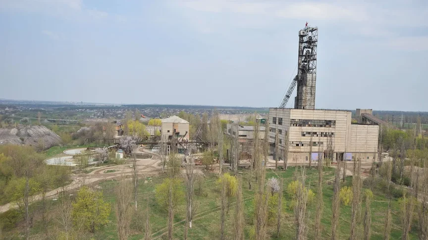 Центральний копер шахти «Інгульська» Ілюстративне фото. Центральний копер шахти «Інгульська»