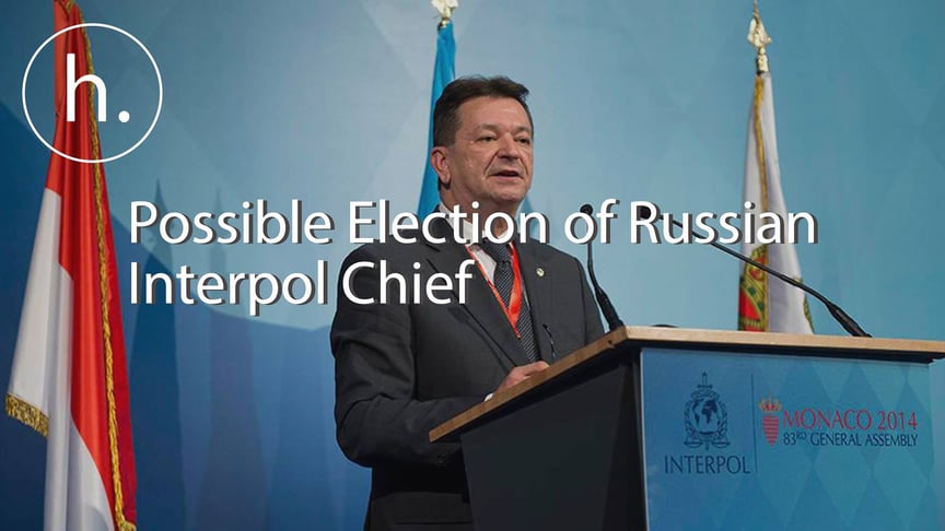 Possible Election of Russian Interpol Chief Raises Concern