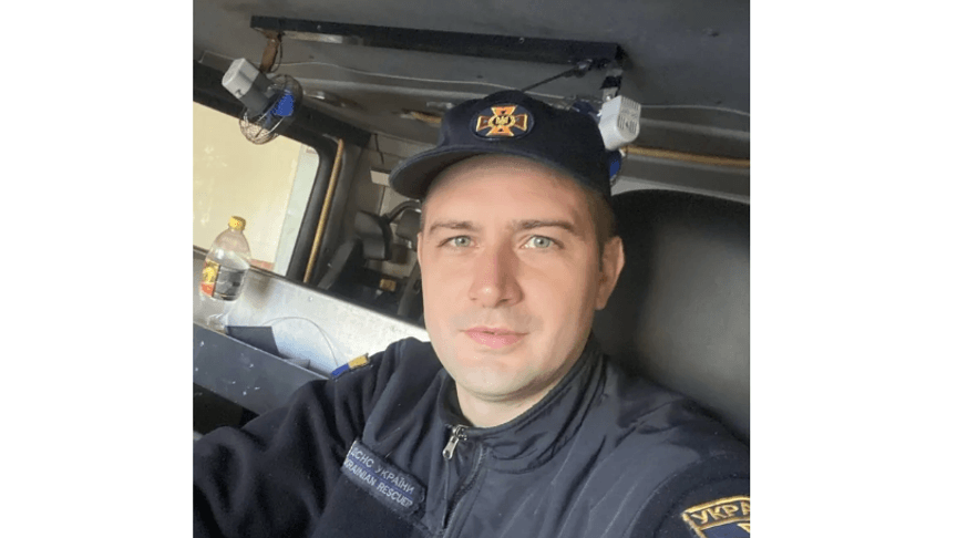 Віталій Качуро на службі в ДСНС