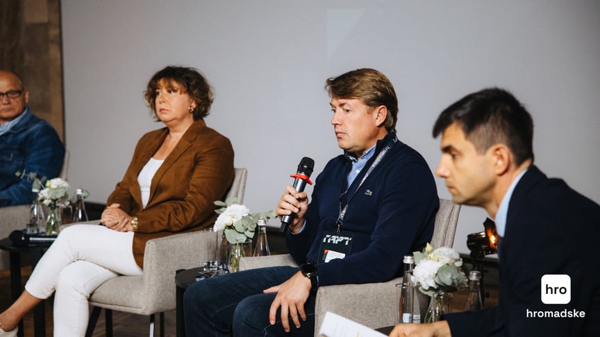 Голова Комітету Верховної Ради України з питань енергетики та житлово-комунальних послуг Андрій Герус під час конференції «ГаРТ»