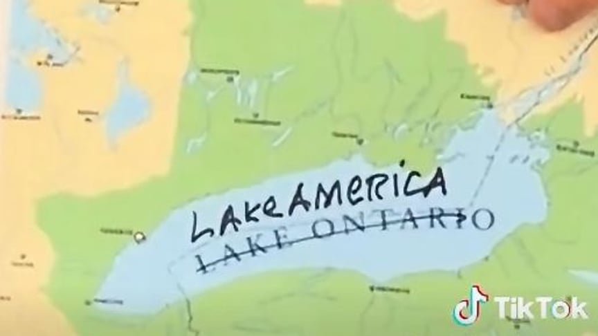 Перекреслена Трампом назва озера Онтаріо