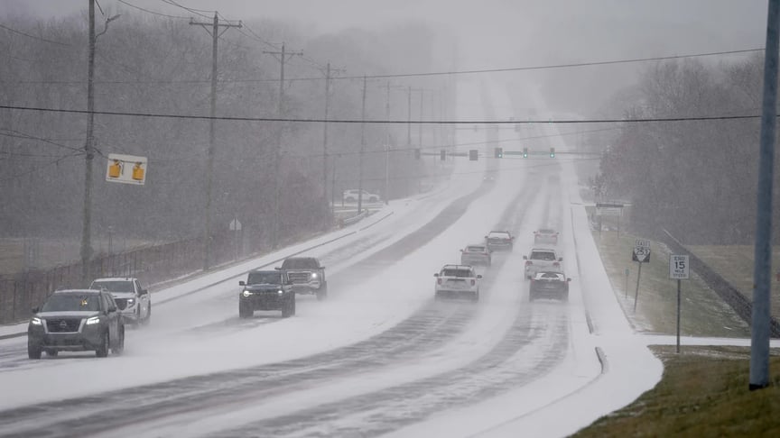 Зимовий шторм у Брентвуді, штат Теннессі, 24 січня 2026 року