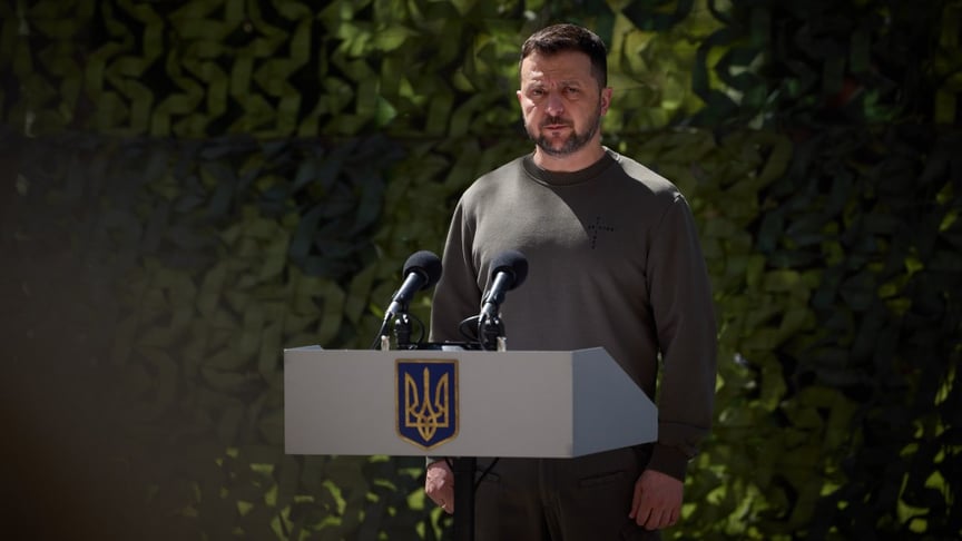 Владимир Зеленский во время визита в Хмельницкий, 3 мая 2024 года, 3 мая 2024 года