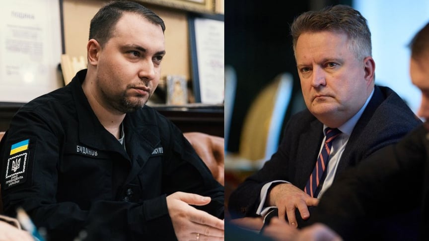 Глава Офісу президента України Кирило Буданов та його перший заступник Сергій Кислиця