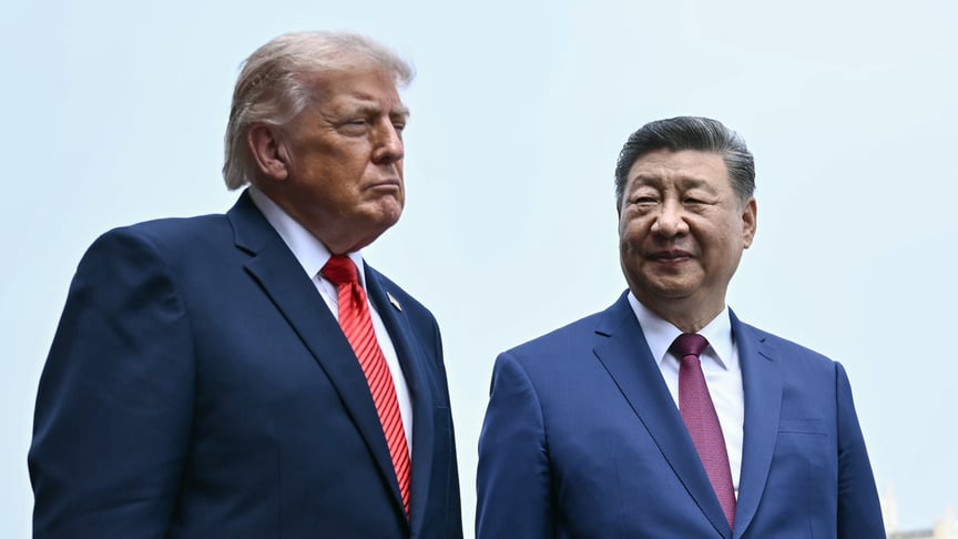 Лідер Китаю Сі Цзіньпін і президент США Дональд Трамп