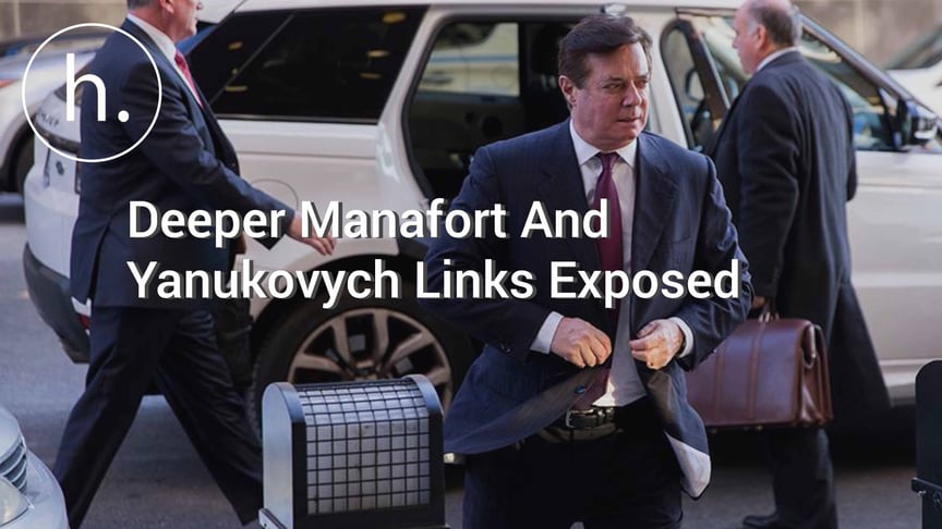 New Investigation Exposes Manafort’s Deeper Links to Yanukovych