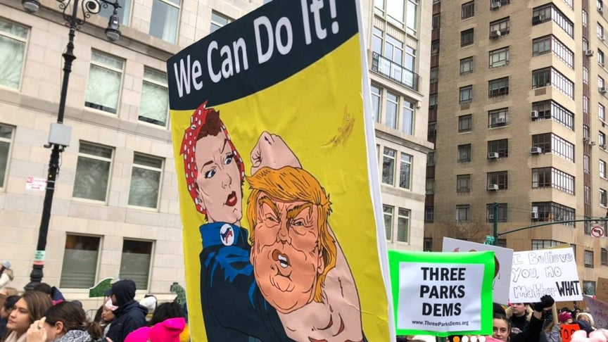 «Make America think again»: у Нью-Йорку відбувся «Жіночий марш»