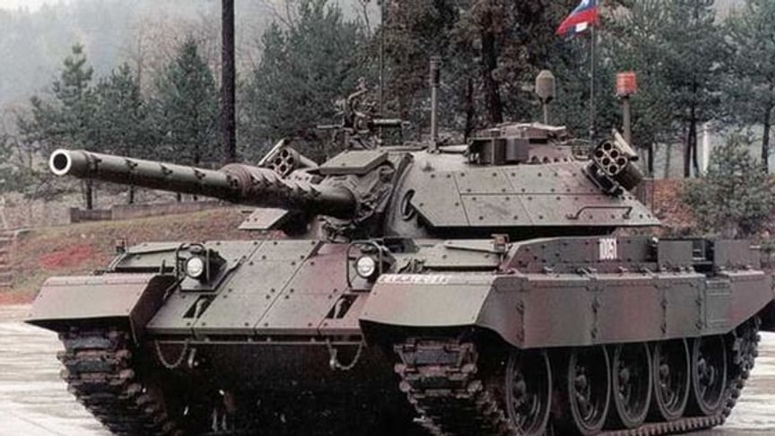 Tank M-55S, illustrative photo