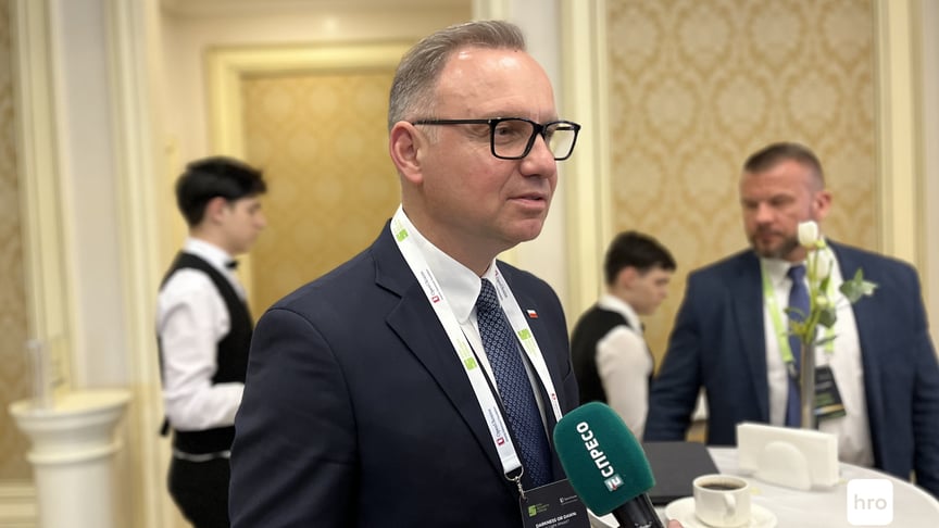 Колишній президент Польщі Анджей Дуда на полях «Київського Безпекового Форуму»