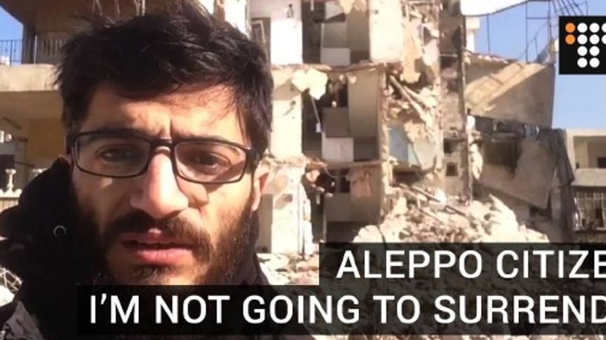 'I Can’t Accept Living Under Assad's Control': Syrian Resident In Aleppo Gives Personal Account