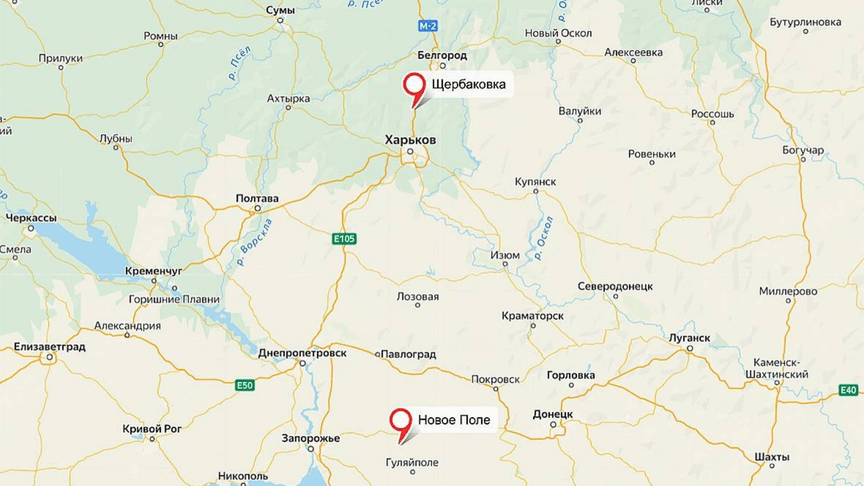Карта з пропагандистських ресурсів
