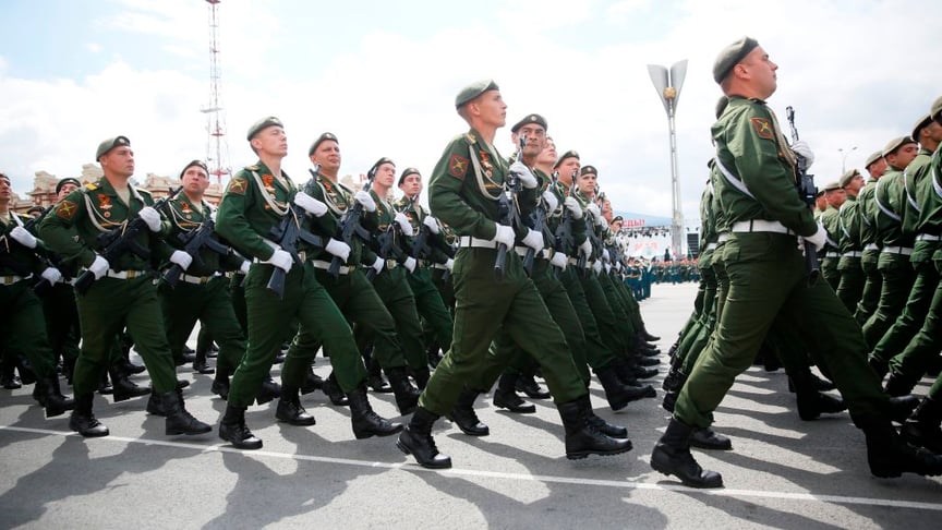 Иллюстративный фото. российские военные