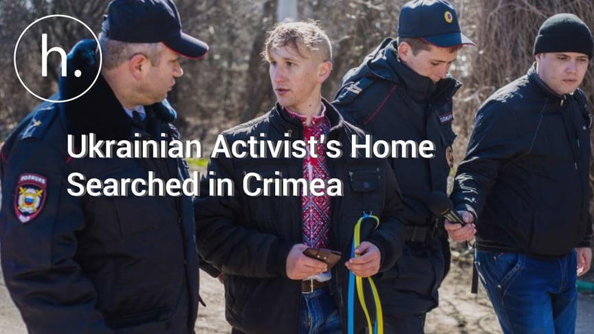 FSB Search Ukrainian Cultural Activist in Russia-Annexed Crimea