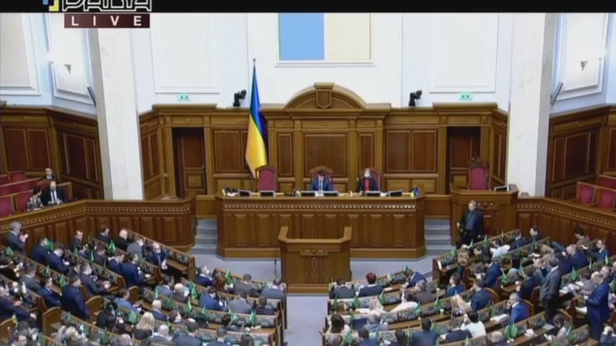 Ukraine’s Parliament Adopts Coronavirus Law in Emergency Session