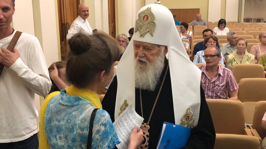 Почесний патріарх Православної церкви України Філарет, 11 червня 2019