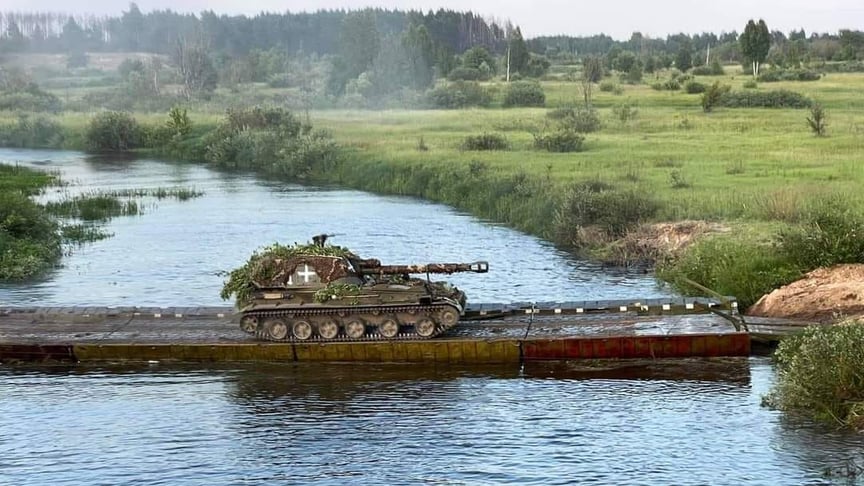 Украинская техника на поле боя