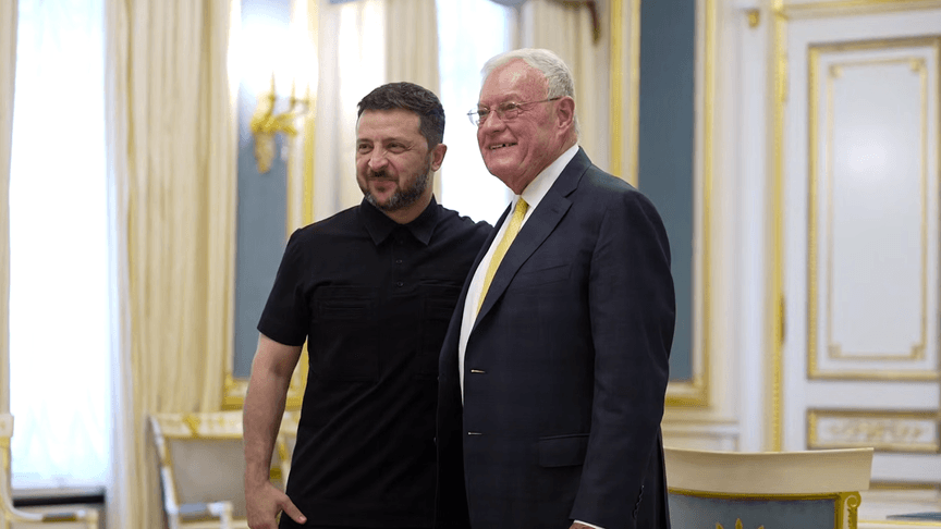 Володимир Зеленський та Кіт Келлог