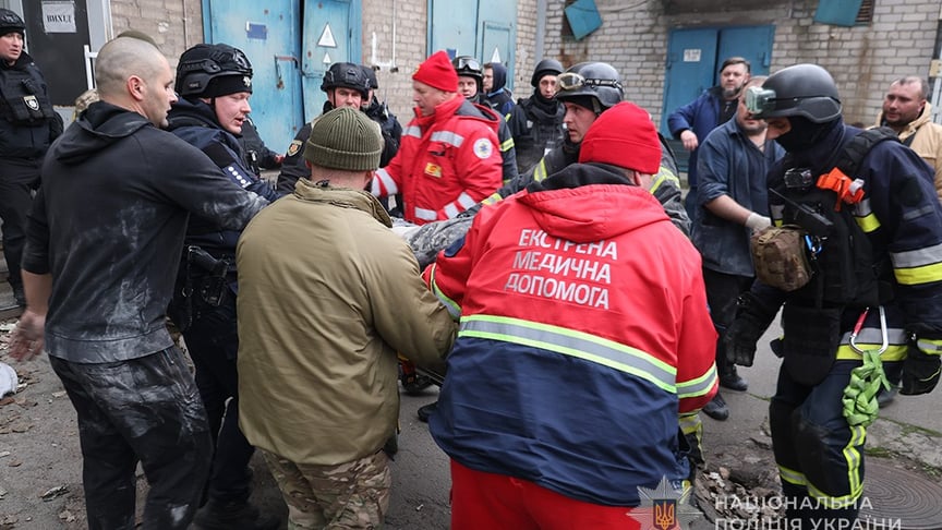 Последствия российских атак в Запорожье, 8 декабря 2025 года