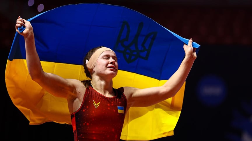 Українська борчиня Ірина Бондар