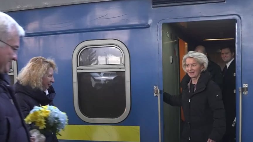 Президентка Єврокомісії Урсула фон дер Ляєн прибула з візитом до Києва