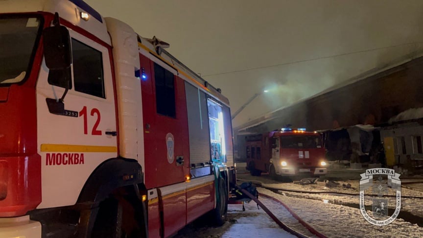 Рятувальники загасили пожежу в Москві, 20 листопада 2022 року