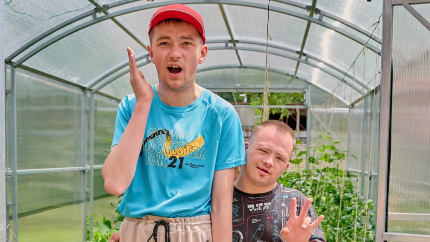 Хлопці, що проживають у Фастові в «Оселі родини»
