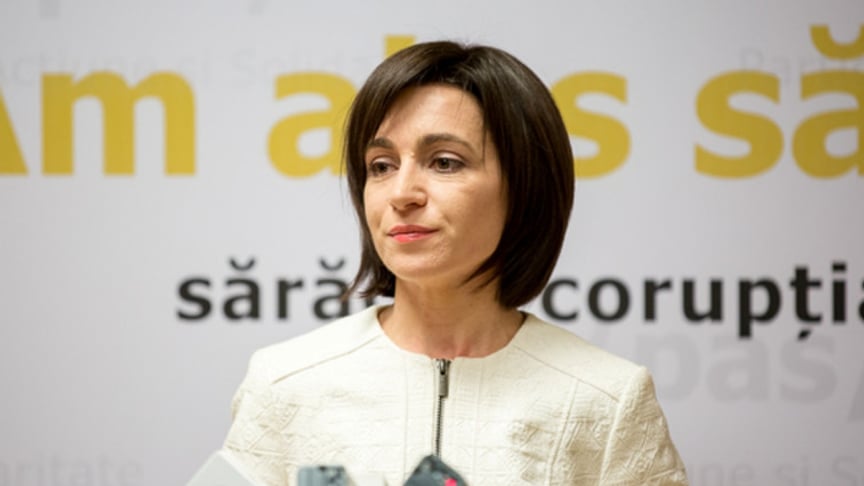 Moldovan Prime Minister Maia Sandu