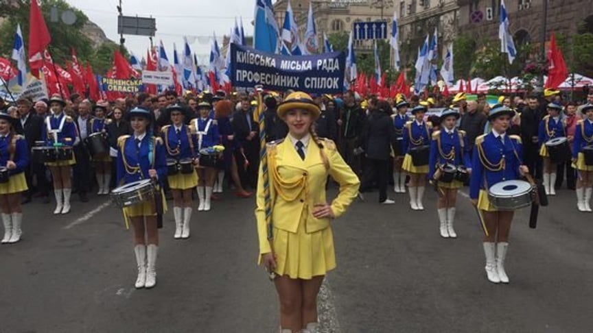 Ukrainians Protest on Labor Day Amid Calls to Cancel the Holliday