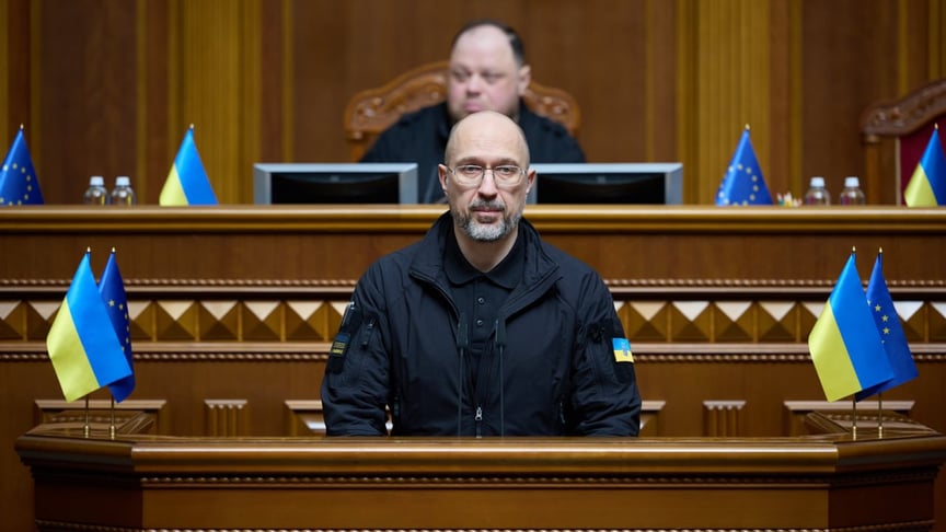 Денис Шмигаль у залі Верховної Ради