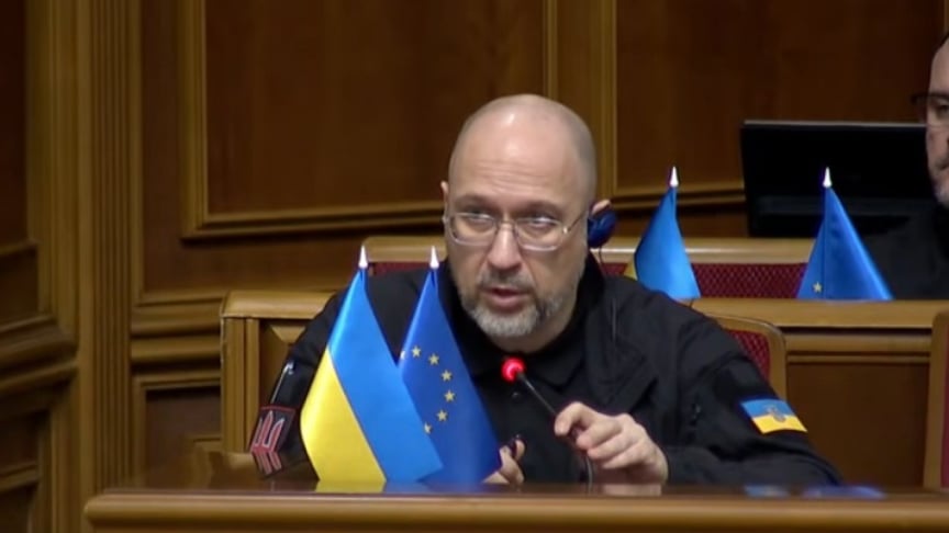 Міністр оборони Денис Шмигаль під час години запитань до уряду у Верховній Раді