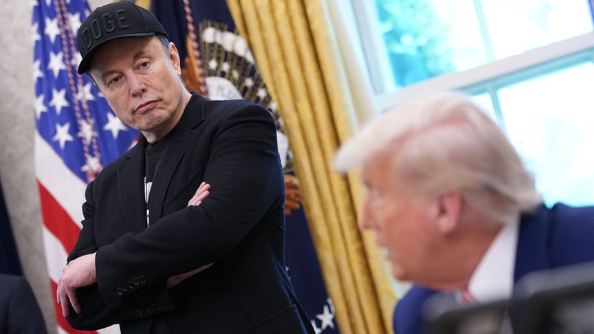 Ілон Маск і Дональд Трамп