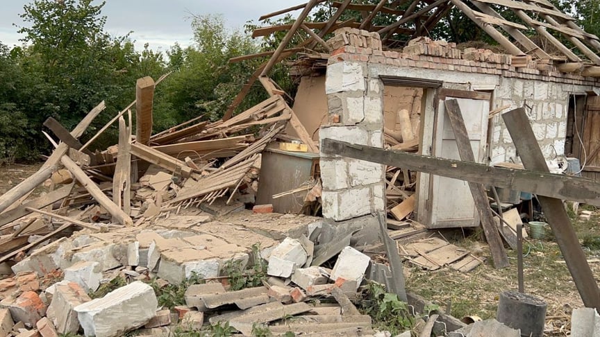 Наслідки російського обстрілю Миропілля на Сумщині, 5 вересня 2022 року