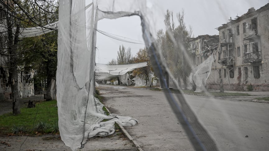 Антидронова сітка в Оріхові, 13 листопада 2025