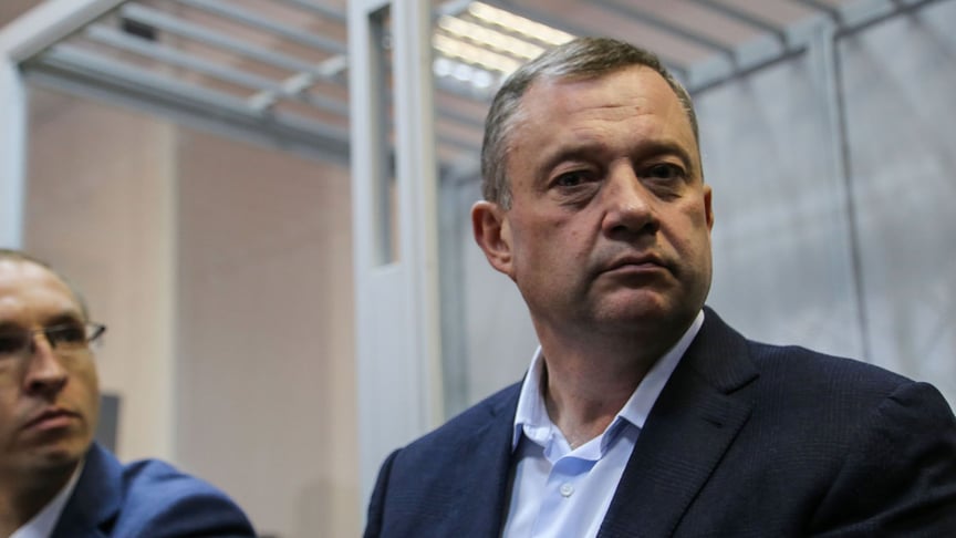 Народный депутат Украины Ярослав Дубневич во время заседания Высшего Антикоррупционного суда по избранию ему меры пресечения, Киев, 1 ноября 2019 года
