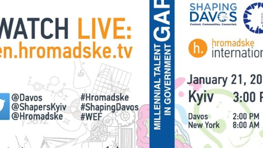 #HromadskeDavos 2016. The Millennials Gap In Governing