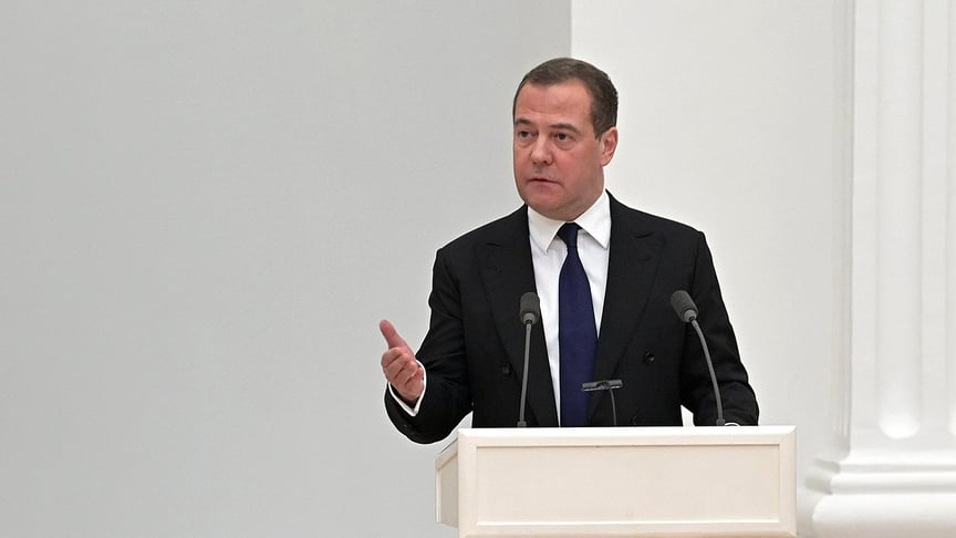 Заступник голови Ради безпеки рф Дмитро Медведєв