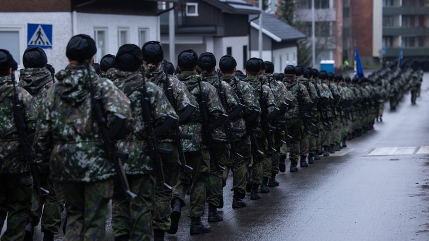 Ілюстративне фото. Підготовка фінських військових до параду з нагоди дня незалежності країни, 5 грудня 2025 року