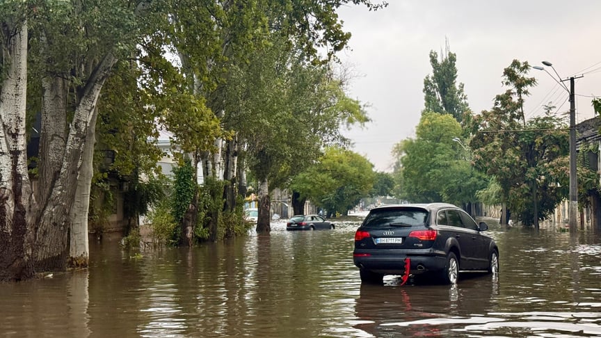 Одеса після сильної зливи, 1 жовтня 2025 року
