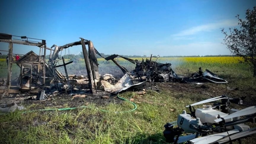 Наслідки нічної атаки росіян по Чернігвщині Наслідки нічної атаки росіян по Чернігвщині