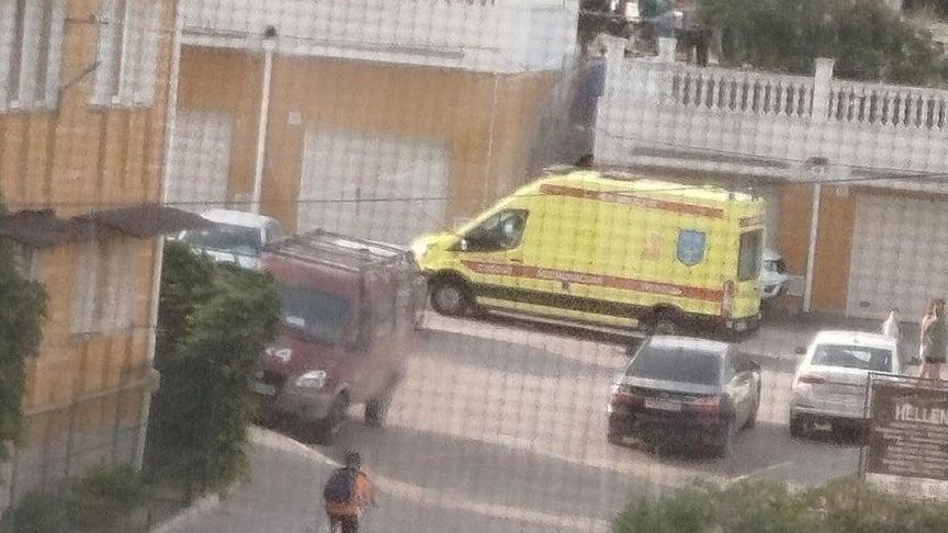 Місце вибуху в Севастополі