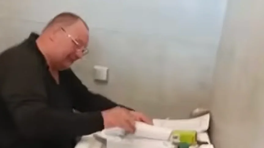 Відео з працівником «Ощадбанку», яке угорські служби показали як новий «доказ» у справі затримання