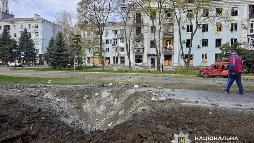 Наслідки російського авіаудару у Краматорську, 11 квітня 2026 року