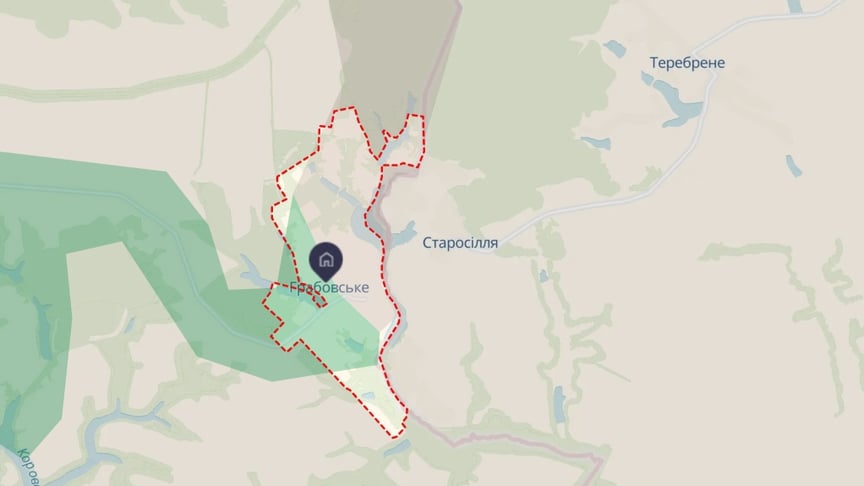 Село Грабовське на прикордонні станом на 21 грудня 2025 року