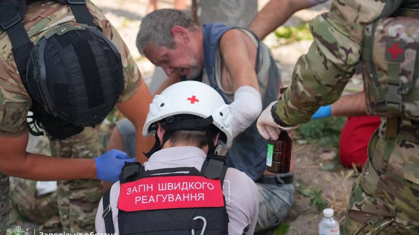 Consequences of the attack on Zaporizhzhia, July 7 Consequences of the attack on Zaporizhzhia, July 7