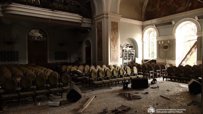 Aftermath of Russia’s attack on Dnipro