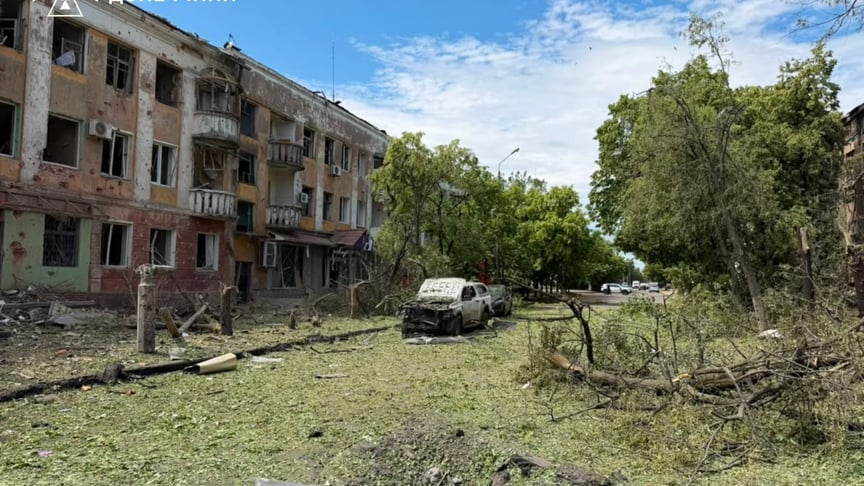росіяни вдарили по Слов’янську авіабомбами