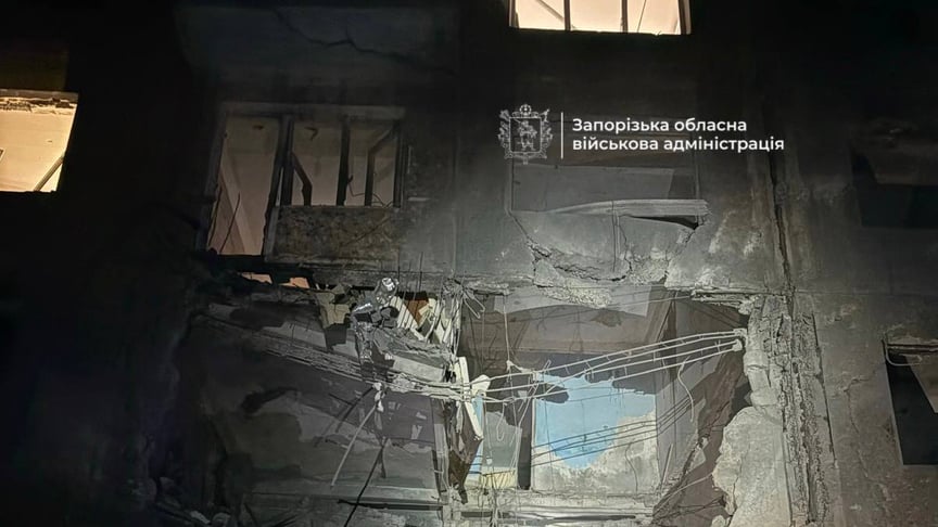 Наслідки російського удару по Запоріжжю, 10 жовтня 2026 року